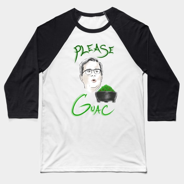 Please Guac Baseball T-Shirt by notoddsallowed